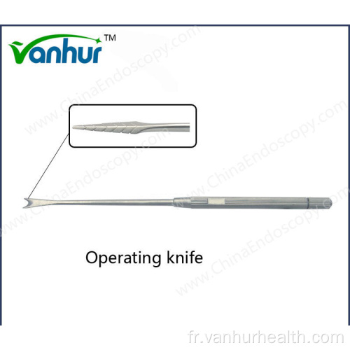 Instruments chirurgicaux Arthroscopie Couteau à banane d&#39;exploitation